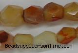 CNG680 15.5 inches 10*14mm - 13*18mm faceted nuggets agate beads