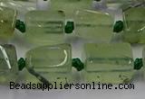 CNG6809 15.5 inches 5*8mm - 8*12mm nuggets prehnite beads