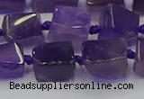 CNG6818 15.5 inches 5*8mm - 8*12mm nuggets amethyst beads