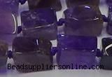 CNG6819 15.5 inches 8*12mm - 10*16mm nuggets amethyst beads