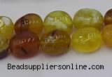 CNG6881 15.5 inches 12*16mm - 13*18mm nuggets yellow opal beads