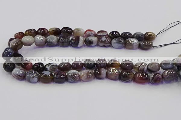 CNG6883 15.5 inches 8*12mm - 10*14mm nuggets botswana agate beads