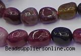 CNG6904 15.5 inches 8*12mm - 10*14mm nuggets tourmaline beads