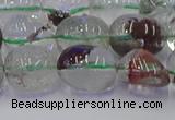 CNG6912 15.5 inches 12*16mm - 13*18mm nuggets green phantom quartz beads