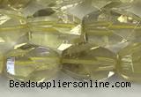 CNG6954 10*14mm - 12*16mm faceted nuggets lemon quartz beads