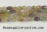 CNG6960 9*12mm - 12*16mm faceted nuggets mixed quartz beads