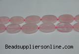 CNG7051 15.5 inches 25*35mm - 30*45mm freeform rose quartz beads