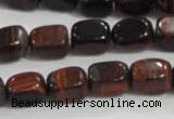 CNG711 15.5 inches 10*14mm nuggets red tiger eye beads wholesale