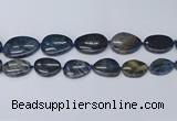 CNG7116 15.5 inches 20*25mm - 30*40mm freeform blue dumortierite beads