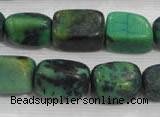 CNG727 15.5 inches 15*20mm nuggets pine turquoise beads wholesale