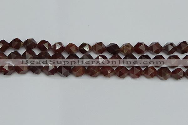 CNG7273 15.5 inches 12mm faceted nuggets orange garnet beads