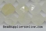 CNG7288 15.5 inches 12mm faceted nuggets white moonstone beads