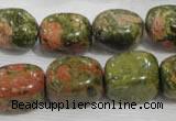 CNG742 15.5 inches 15*18mm nuggets unakite beads wholesale