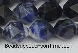 CNG7438 15.5 inches 12mm faceted nuggets sodalite gemstone beads