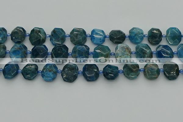 CNG7457 15.5 inches 12*16mm - 15*20mm faceted freeform apatite beads