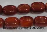 CNG747 15.5 inches 13*18mm nuggets red agate beads wholesale