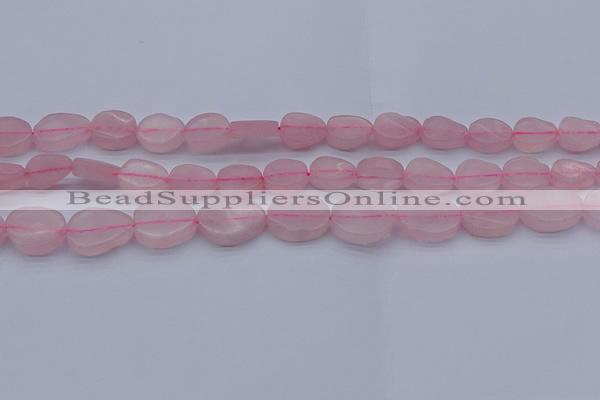 CNG7571 15.5 inches 10*14mm - 13*18mm freeform rose quartz beads