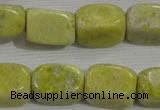 CNG761 15.5 inches 15*20mm nuggets lemon jade beads wholesale