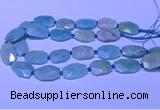 CNG7625 20*30mm - 22*32mm faceted freeform amazonite beads