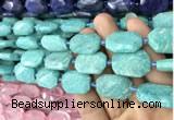 CNG7814 15.5 inches 13*18mm - 18*25mm faceted freeform amazonite beads