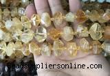 CNG7899 15.5 inches 10*14mm - 13*18mm faceted nuggets citrine beads