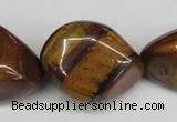 CNG80 15.5 inches 10*15mm - 25*35mm nuggets yellow tiger eye beads