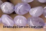 CNG8003 15.5 inches 6*8mm nuggets lavender amethyst beads