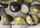 CNG8020 15.5 inches 6*8mm nuggets yellow tiger eye beads