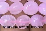 CNG8033 15.5 inches 8*10mm nuggets rose quartz beads wholesale