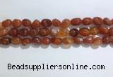 CNG8119 15.5 inches 8*12mm nuggets agate beads wholesale