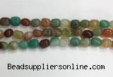 CNG8122 15.5 inches 8*12mm nuggets agate beads wholesale