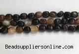 CNG8125 15.5 inches 8*12mm nuggets agate beads wholesale