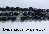 CNG8126 15.5 inches 8*12mm nuggets agate beads wholesale