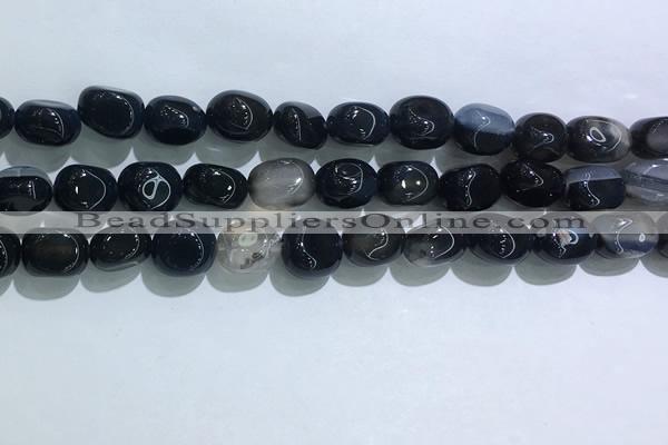 CNG8126 15.5 inches 8*12mm nuggets agate beads wholesale