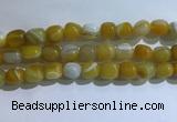 CNG8131 15.5 inches 8*12mm nuggets striped agate beads wholesale