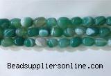 CNG8137 15.5 inches 8*12mm nuggets striped agate beads wholesale