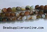 CNG8141 15.5 inches 8*12mm nuggets striped agate beads wholesale