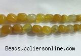 CNG8150 15.5 inches 10*14mm nuggets agate beads wholesale