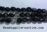 CNG8161 15.5 inches 10*14mm nuggets agate beads wholesale