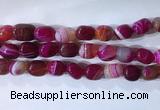 CNG8187 15.5 inches 10*14mm nuggets striped agate beads wholesale