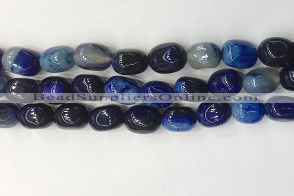 CNG8212 15.5 inches 12*16mm nuggets agate beads wholesale