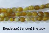 CNG8225 15.5 inches 12*16mm nuggets striped agate beads wholesale