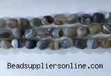 CNG8237 15.5 inches 12*16mm nuggets striped agate beads wholesale