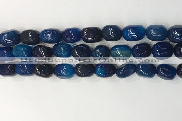 CNG8253 15.5 inches 13*18mm nuggets agate beads wholesale