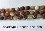 CNG8278 15.5 inches 13*18mm nuggets striped agate beads wholesale