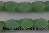 CNG830 15.5 inches 13*18mm faceted nuggets green aventurine beads