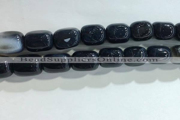 CNG8302 15.5 inches 15*20mm nuggets agate beads wholesale