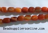 CNG8314 15.5 inches 15*20mm nuggets striped agate beads wholesale