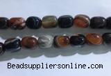 CNG8319 15.5 inches 15*20mm nuggets striped agate beads wholesale