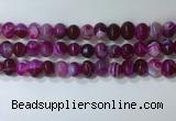 CNG8345 15.5 inches 10*12mm nuggets striped agate beads wholesale